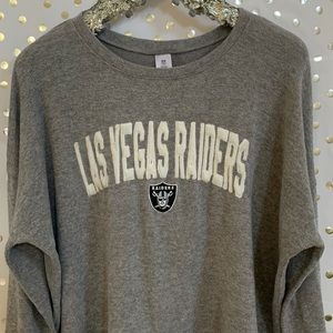 Gray Las Vegas Raiders Womens Sleepwear Size 2XL